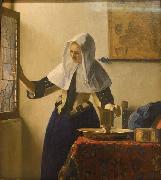 Johannes Vermeer Young Woman with a Water Pitcher France oil painting artist